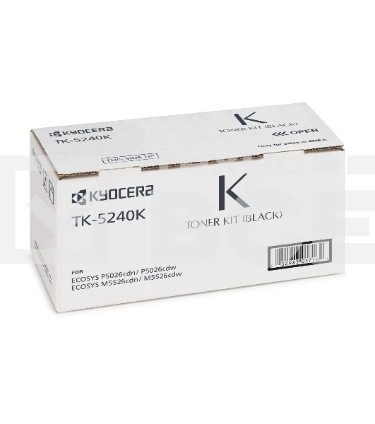 Картридж лазерный Kyocera TK-5240K (1T02R70NL0) черный для P5026cdn/P5026cdw, M5526cdn/M5526cdw 4000 стр.