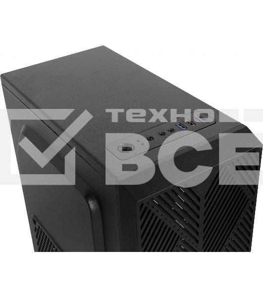 Компьютерный корпус Accord ACC-CL297B черный без БП ATX 1x120mm 2xUSB2.0 1xUSB3.0 audio