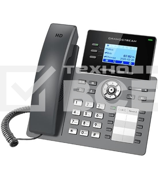 Телефон IP Grandstream GRP2604P черный