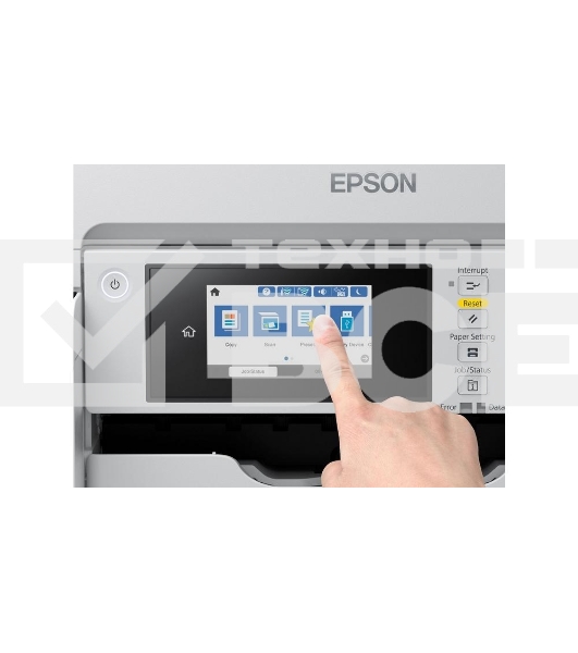 МФУ струйный EPSON M15180 (C11CJ41408), A3+, ч/б, печ. до 25 стр/мин., скан. до 26 стр/мин., 4800 x 1200 dpi (печать) 1200x1200dpi, USB, RJ-45, Wi-Fi, Air Print