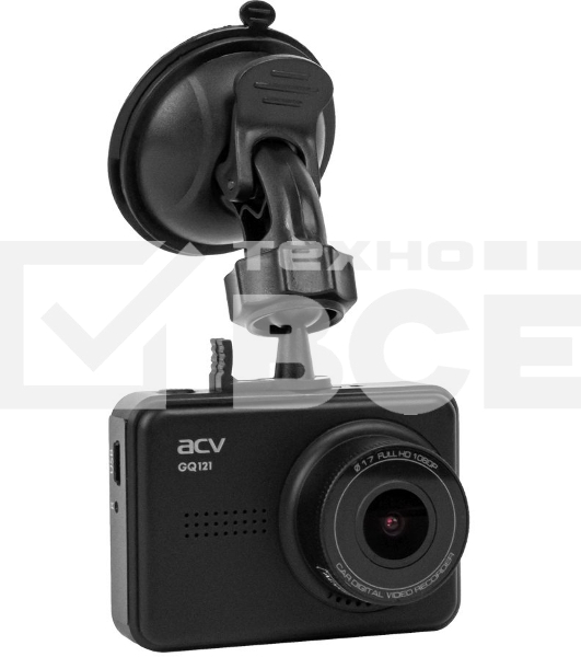 Видеорегистратор ACV GQ121 черный 1080x1920 1080p 140гр.