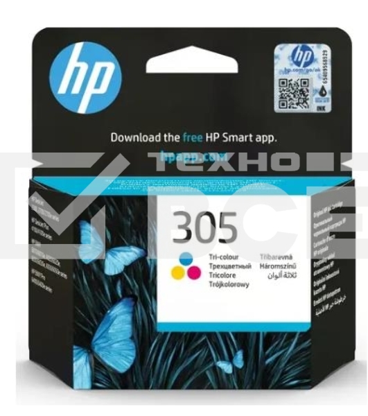 Картридж струйный HP 305 3YM60AE многоцветный (100стр.) (2мл) для HP DJ 2320/2710/2720