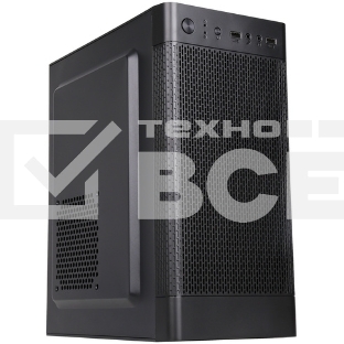 Компьютерный корпус Accord Q03B черный без БП mATX 2xUSB3.0 audio