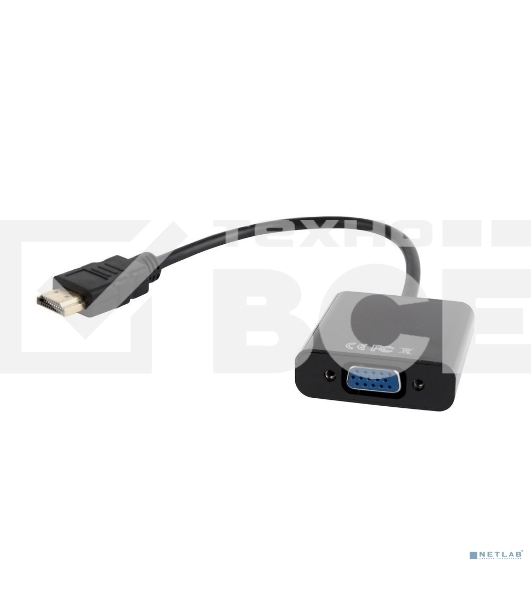 Переходник Gembird-Cablexpert Переходник HDMI-VGA, 19M/15F (A-HDMI-VGA-03)