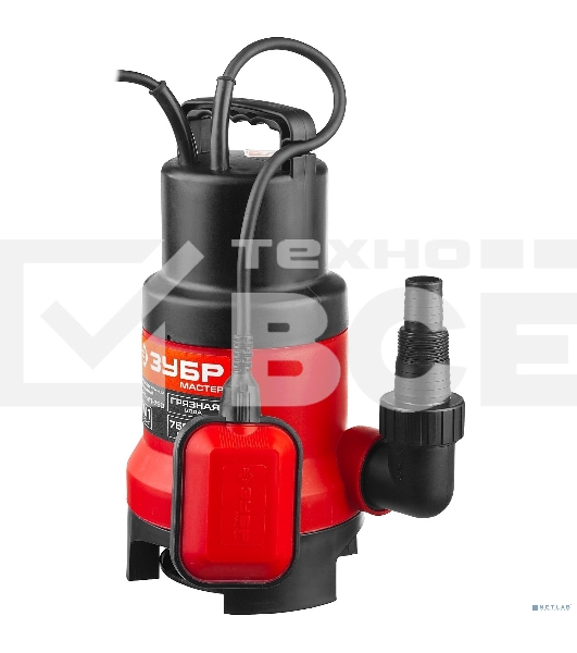 Насос ЗУБР НПГ-М1-750  мастер м1 погружной дренажный для грязной воды d частиц до 35мм 750Вт 225л/м