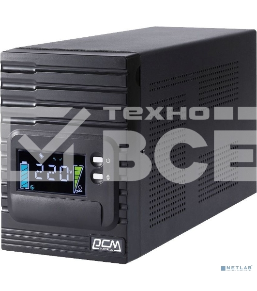 Источник бесперебойного питания Powercom Smart King Pro+ SPT-2000-II LCD 1600Вт 2000ВА черный