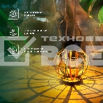 Светильник садовый Бамбук, 18см, 3000К, встроенный аккумулятор, солнечная панель, коллекция Бали Rexant, фото3