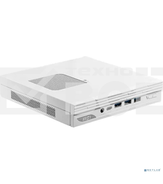 Неттоп MSI Pro DP10 12M-221RU i5 1235U (1.3) 16Gb SSD512Gb Iris Xe Windows 11 Professional 2.5xGbitEth WiFi BT 120W белый (9S6-B0A622-221)