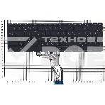 Клавиатура для ноутбука HP Pavilion Power 15-cb000 черная с зеленой подсветкой, фото2