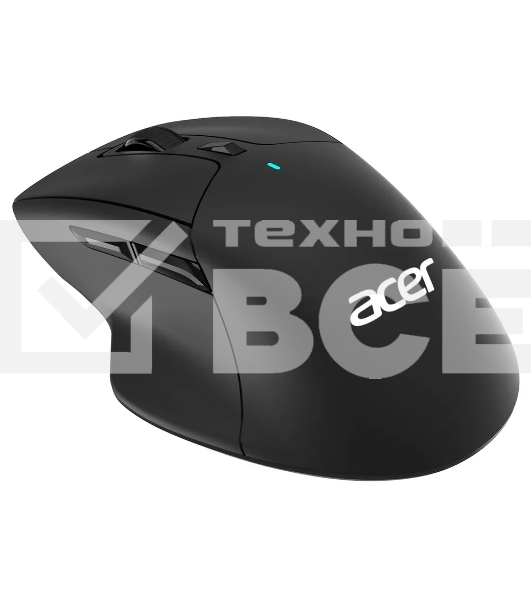 Мышь беспроводная Acer OMR150 черный, 1600 dpi, радиоканал, USB, кнопки - 6