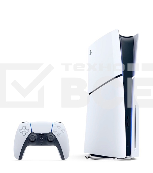 Игровая консоль Sony PlayStation 5 Slim Blue-Ray 1Tb белый   (cfi-2016A) (Корея)
