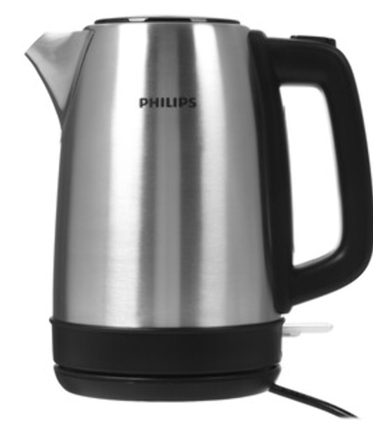 Чайник электрический Philips HD9350/90, 1,7 л, 2200 Вт, световой индикатор, функция автовыключения, индикатор уровня воды