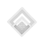 Настенный светодиодный светильник FA426 WH белый 3000K+6400K 25W 270*270*60, фото 1