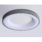 Потолочный светодиодный светильник Ambrella light FZ1402 GR серый IP20 48W 3000K-6500K D500*50 (ПДУ ИК), фото5