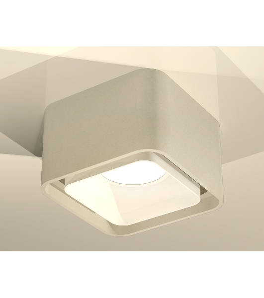 Светильник Ambrella Light XS7834010 SGR/FR серый песок/белый матовый MR16 GU5.3 (C7834, N7755)