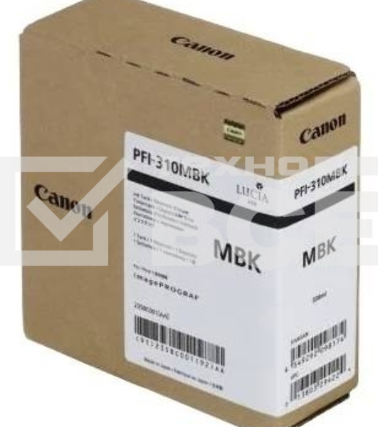 Картридж струйный Canon PFI-310 MBK 2358C001 черный матовый (330мл) для Canon TX-2000/TX-3000/TX-4000