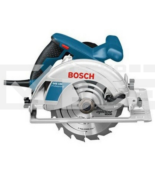 Пила дисковая Bosch GKS 190 0601623000 {1200 Вт, 190х30мм, 66мм, 4,2кг, коробка}