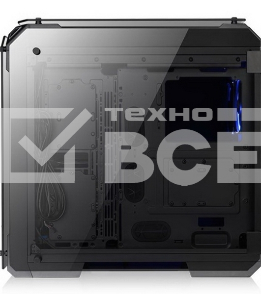 Корпус View 71 TG (840574) CA-1I7-00F1WN-00 /Black/Win/SPCC/Tempered Glass*4/Color Box/Riing 140mm Blue Fan*2