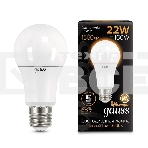 Лампа светодиодная A70 22Вт 3000К E27 Gauss 102502122, фото 1