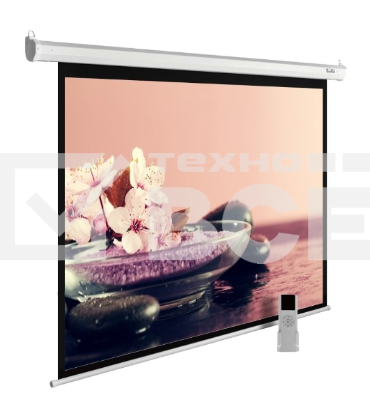 Экран Cactus 270x360см MotoExpert CS-PSME-360x270-WT 4:3 настенно-потолочный рулонный белый (моторизованный привод)