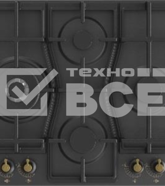 Газовая варочная поверхность Gorenje GW6D42CLB черный