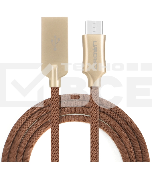 Кабель Crown USB - USB Type-C CMCU-3132C brown
