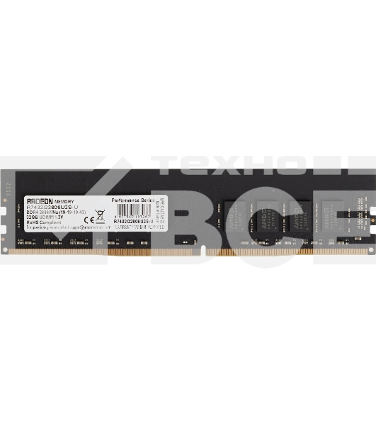 Оперативная память AMD Radeon R7, DDR4, 32GB (1x32GB), 2666MHz, CL19