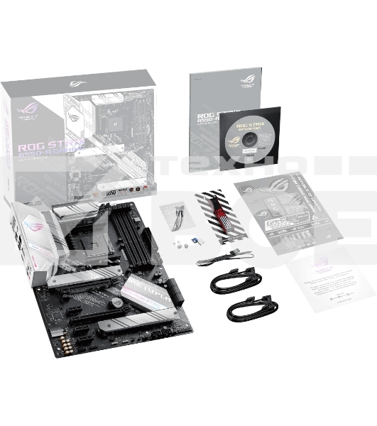 Материнская плата ASUS ROG STRIX B550-A GAMING, AM4, AMD B550, 4xDDR4, 6xSATA, 2xM.2, 1xPCI-E 4.0 x16, 1xPCI-E 3.0 x16, 3xPCI-E x1, 1xHDMI, 1xDP, 1x 2.5Gb LAN, 4xUSB 3.2 Gen 1, 1xUSB 3.2 Gen 2, 1xUSB-C 3.2 Gen 2, 5x3.5 мм, 7.1, ATX