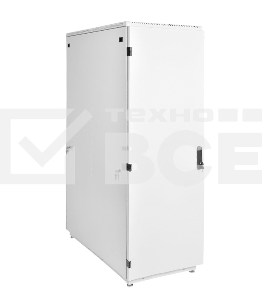 Шкаф коммутационный ЦМО ШТК-М-42.8.10-3ААА 42U 800x1000мм пер.дв.металл задн.дв.стал.лист 2 бок.пан. 500кг серый