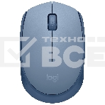 Мышь беспроводная Logitech M171 голубой, 1000 dpi, радиоканал, USB, кнопки - 3, фото3