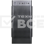 Компьютерный корпус Accord Q03B черный без БП mATX 2xUSB3.0 audio, фото4