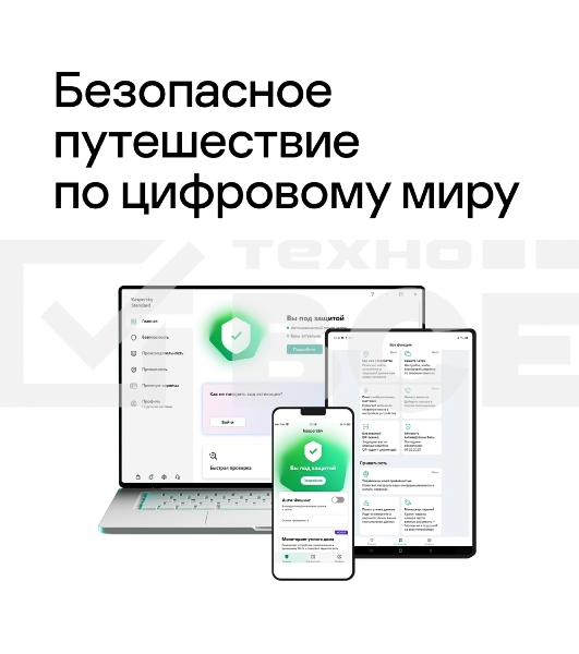 ПО Kaspersky Standard 3-Device 1 year Base Card (KL1041ROCFS)