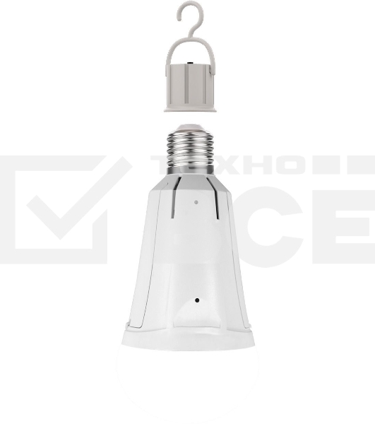 Лампа cветодиодная A80 12W 900lm 4100K Е27 авар. с Li-Ion аккумулятором LED