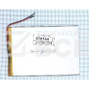 Аккумулятор Li-Pol (батарея) 3.5*100*135мм 2pin 3.7V/5200mAh