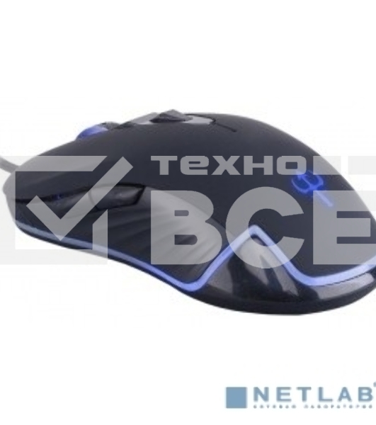 Мышь проводная Oklick 925G STORM черный, 3200 dpi, USB, кнопки - 6