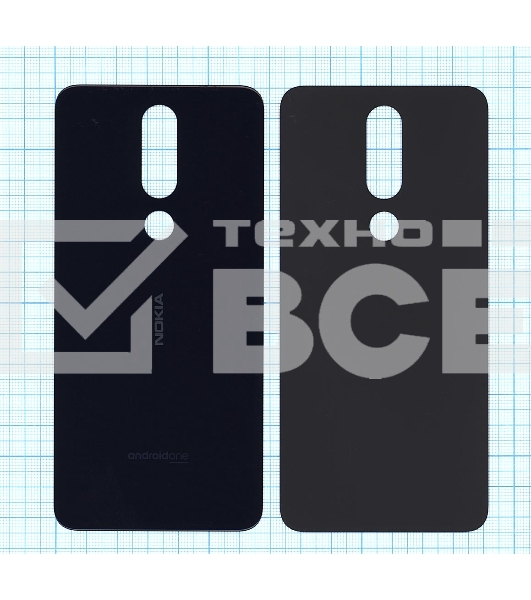 Задняя крышка для Nokia 51 Plus синяя