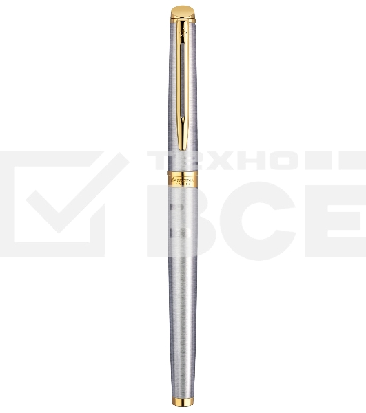 Ручка перьевая Waterman Hemisphere (CWS0920310) Steel GT F сталь нержавеющая/позолота подар.кор.