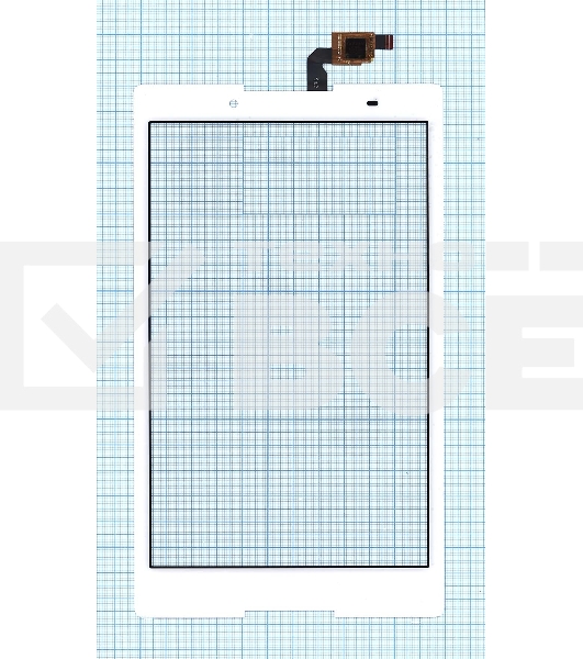 Стекло для Lenovo Tab 3 TB3-850M / TB3-850F белое
