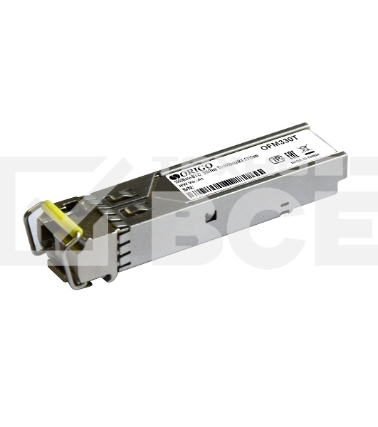 Трансивер ORIGO OFM330T/10KM WDM SFP Transceiver, 1000Base-BX-D, Simplex LC, TX: 1550nm, RX: 1310nm, Single-mode, 10KM