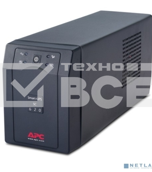 Источник бесперебойного питания APC Smart-UPS SC SC620I 390Вт 620ВА черный