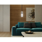 Светильник Ambrella light LH56111 BK/BS/CL черный/латунь/прозрачный E14 max 40W D65*1500, фото 1