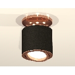 Светильник Ambrella Light XS7402120 SBK/PPG черный песок/золото розовое полированное MR16 GU5.3 (N7930, C7402, N7005), фото3