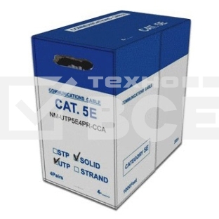 Кабель информационный Lanmaster NM-UTP5E4PR-CCA кат.5е U/UTP не экранированный 4X2 PVC внутренний 305м серый