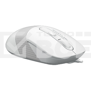 Мышь проводная A4Tech Fstyler FM10 белый/серый, 1600 dpi, USB, кнопки - 4
