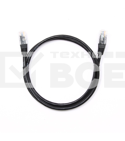 Патч-корд UTP Cablexpert PP12-1M/BK
