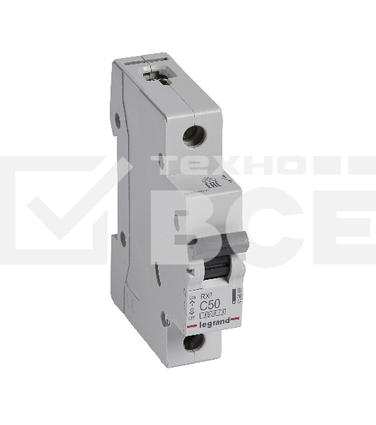Выключатель автоматический Legrand 419669 RX3 4,5кА 50А 1П C