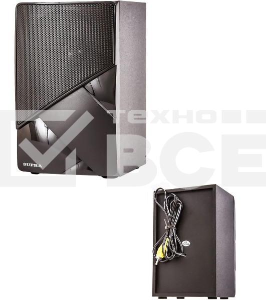 Акустическая система SUPRA SMB-290 (Bluetooth. Максимальная мощность: 550 Вт. Суммарная мощность (RMS) 60 Вт. FM тюнер. USB порт. SD порт. AUX вход. Пульт ДУ.)