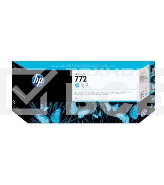 Картридж струйный HP №772 CN636A голубой для HP DJ Z5200 (300мл)