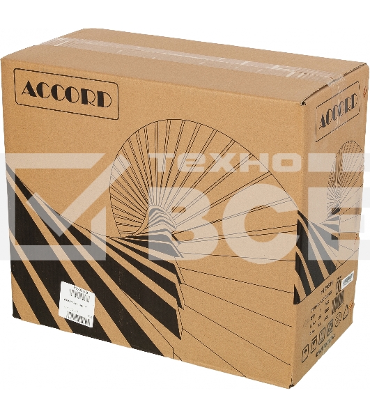 Компьютерный корпус Accord ACC-CL297B черный без БП ATX 1x120mm 2xUSB2.0 1xUSB3.0 audio