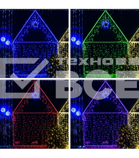 Контроллер с радиопультом для RGB-гирлянд